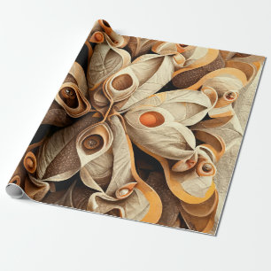 Papel De Regalo Patrón de decoración de plástico ornamental de col