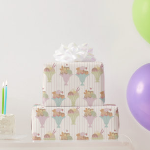 Papel De Regalo Patrón de Delicias Congeladas 