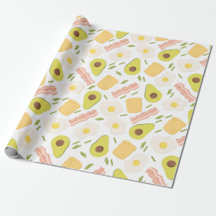 Papel De Regalo Patrón de desayuno