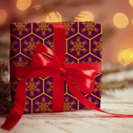 Papel De Regalo Patrón de dibujo de abeja con flor real