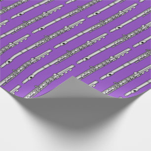 Papel De Regalo Patrón de dibujo de flauta