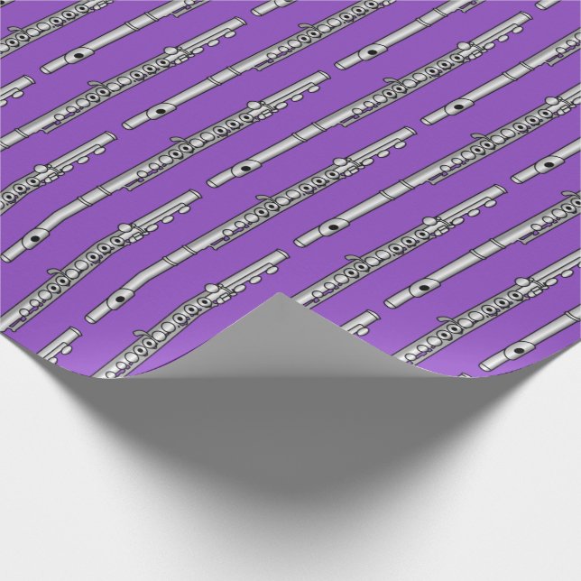 Papel De Regalo Patrón de dibujo de flauta