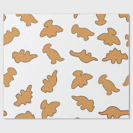 Papel De Regalo Patrón de Dino Nuggets
