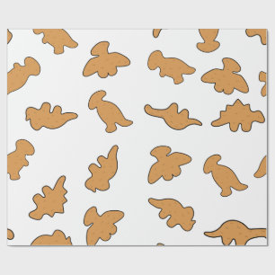Papel De Regalo Patrón de Dino Nuggets