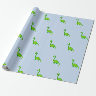 Papel De Regalo Patrón de dinosaurio prehistórico