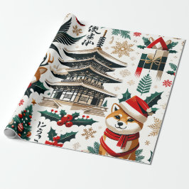 Papel De Regalo Patrón de diseño de navidades - Tema 2 de Japón