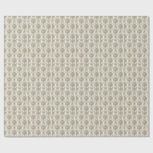 Papel De Regalo Patrón de diseño floral sin costuras de damasco de