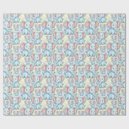 Papel De Regalo patrón de elefante