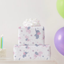 Patrón de elefantes personalizados en azul marino