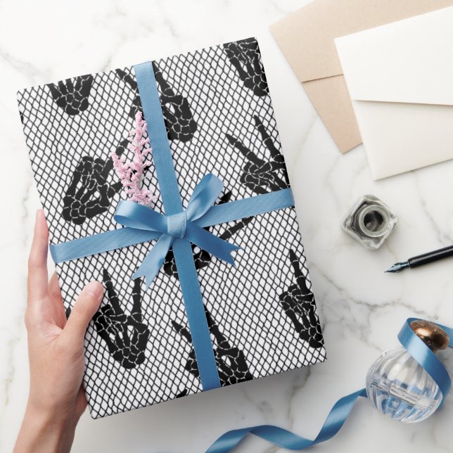 Papel De Regalo Patrón de encaje de Halloween (Regalar)