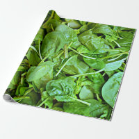 Patrón de ensalada de espinacas verde fresco