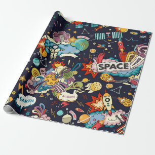 Papel De Regalo Patrón de espacio