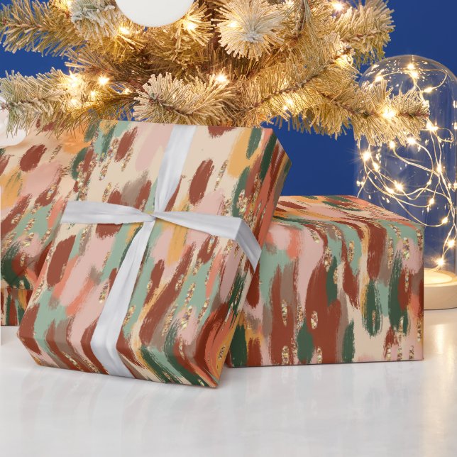 Papel De Regalo Patrón de especias de calabaza (Vacaciones)