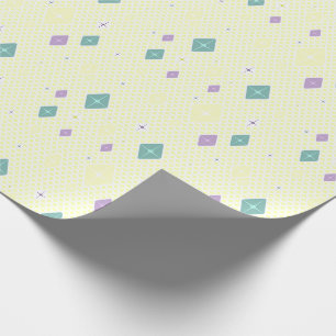Papel De Regalo Patrón de Estrella de Cristal Pastel