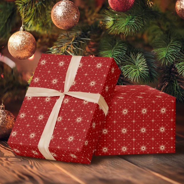 Papel De Regalo Patrón de estrella de época (Subido por el creador)