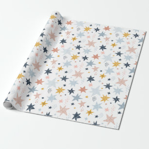 Papel De Regalo Patrón de estrella divertida