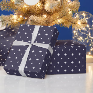 Papel De Regalo Patrón de estrella espacial y galaxia cósmica 