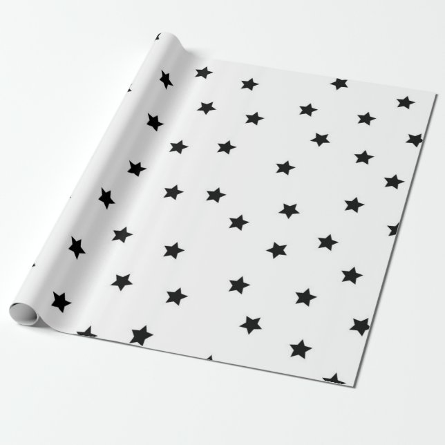 Papel De Regalo Patrón de estrellas (Desenrollado)