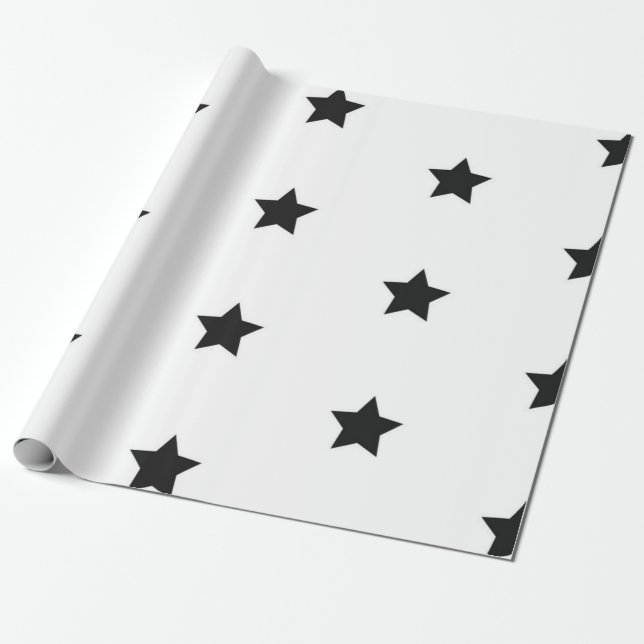 Papel De Regalo Patrón de estrellas (Desenrollado)