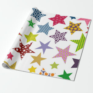 Papel De Regalo Patrón de estrellas