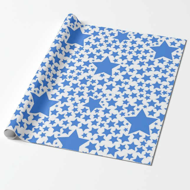 Papel De Regalo Patrón de estrellas (Desenrollado)