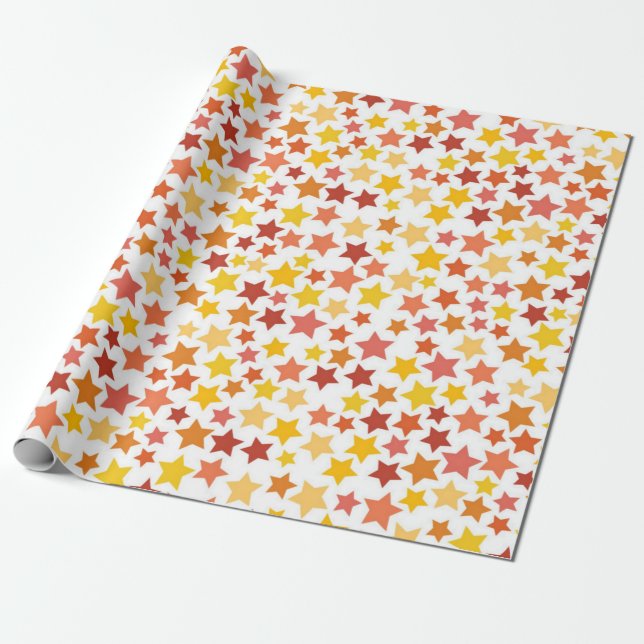 Papel De Regalo Patrón de estrellas (Desenrollado)