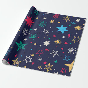 Papel De Regalo Patrón de estrellas