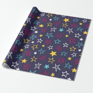 Papel De Regalo Patrón de estrellas