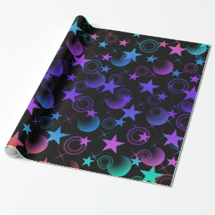 Papel De Regalo Patrón de estupideces y estrellas