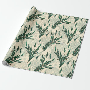 Papel De Regalo Patrón de eucalipto