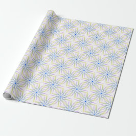 Papel De Regalo Patrón de explosión de estrella de mandala colorid