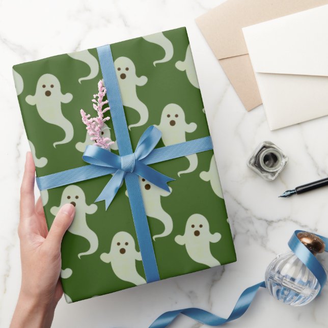 Papel De Regalo Patrón de fantasma (Regalar)
