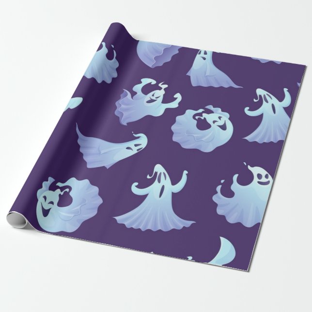 Papel De Regalo Patrón de fantasma (Desenrollado)