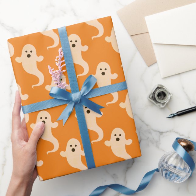 Papel De Regalo Patrón de fantasma (Regalar)