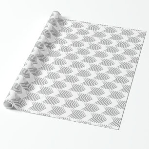 Papel De Regalo Patrón de flecha tribal gris