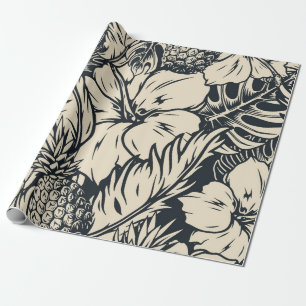 Papel De Regalo Patrón de flor