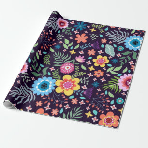 Papel De Regalo Patrón de flor
