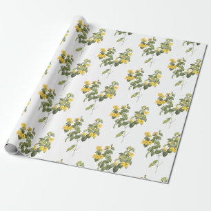 Papel De Regalo Patrón de flor de guisante plano atractivo