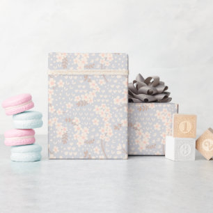 Papel De Regalo Patrón de flor de nomeolvides