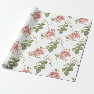 Papel De Regalo Patrón de flor de Rosa
