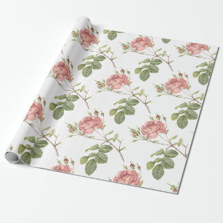 Papel De Regalo Patrón de flor de Rosa