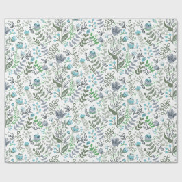 Papel De Regalo Patrón de flor sinusal del arte folclórico polaco