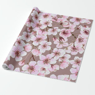 Papel De Regalo Patrón de floración de cerezo