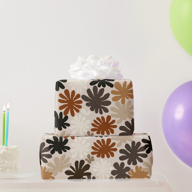 Papel De Regalo Patrón de flores Boho Matisse (Regalos de fiesta)