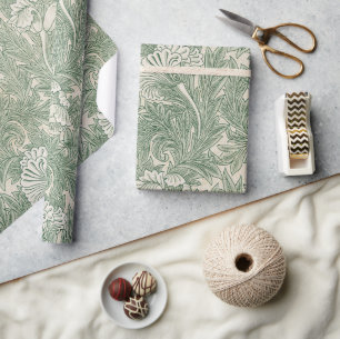 Papel De Regalo Patrón de flores de cosecha