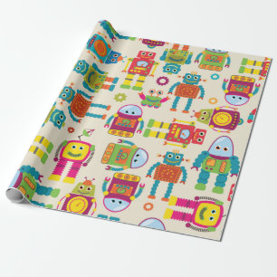 Papel De Regalo Patrón de fondo inalámbrico y transparente con bob