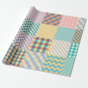 Papel De Regalo Patrón de fondo sin inconvenientes. Manto textil
