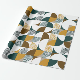 Papel De Regalo Patrón de forma geométrica sin costuras moderno