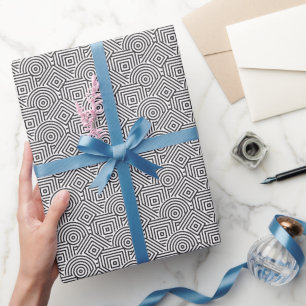 Papel De Regalo Patrón de formas geométricas