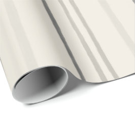 Papel De Regalo Patrón de franja pictórica neutral relajada